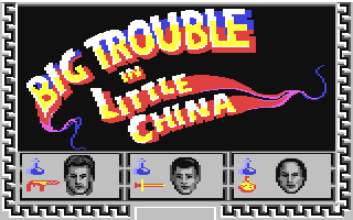 Big Trouble in Little China Title Screen